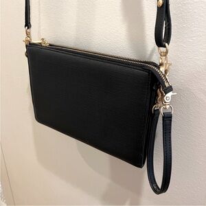 Like new Dagne Dover black crossbody.